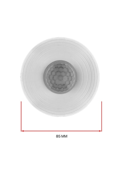 Xenon Smart PIR Hareket Sensörü 220 V AC 2.8 M Yükseklik Toplam 63 m2 Algılama Kapasiteli X1041