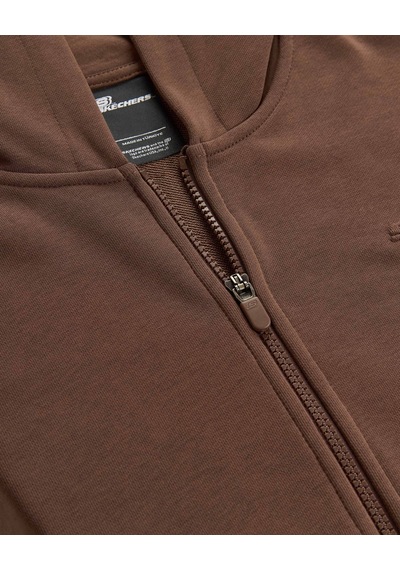 Skechers W Essential Full Zip Sweatshirt Kadın Kahverengi Sweatshirt S2610016-2070