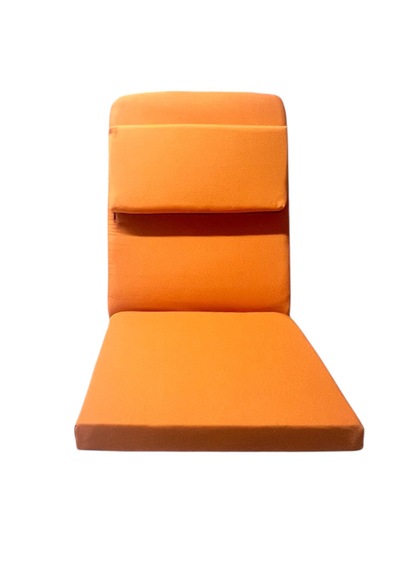Ekstra Destek Yastıklı Yoga, Nefes, Meditasyon Sandalyesi Backjack Xl Su Ve Leke İticili Duck Kumaş Turuncu