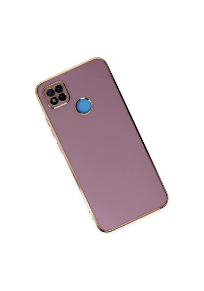Newface Xiaomi Redmi 9c Kılıf Volet Silikon - Mor