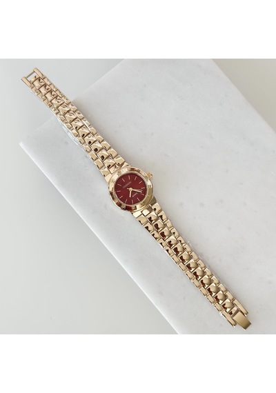 Medas Gold Saat Bordo Çok Renkli