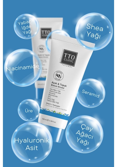 Tto Clinic Ayak ve Topuk Bakım Kremi 100 ML