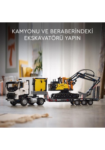 Technic Volvo Fmx Kamyon Ve Ec230 Elektrikli Ekskavatör 42175