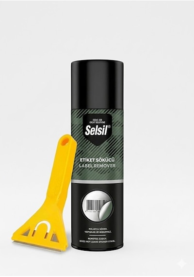 Etiket Sökücü Sprey 200ml Ve Cam Leke Kazıyıcı Bıçak