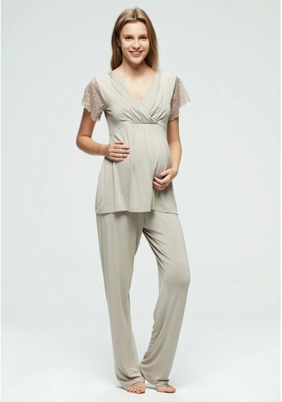 Catherine's Hamile Pijama Takımı 820 Vizon