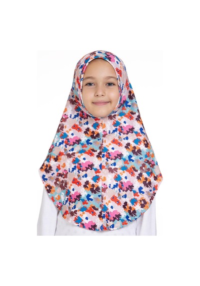 Hürrem Bone Bebe Mavisi Pratik Hazır Geçmeli Genç Tesettür Bone Jakar Desenli Hijab 2408 11 Bebe Mavisi