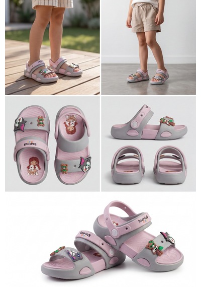 Supernova Ultra Konfor Çift Tabanlı Ortopedik Bebek Ve Çocuk Sandalet Terlik 25-36 Beden Gri Supernova Ultra Konfor Çift Tabanlı Ortopedik Bebek Ve Çocuk Sandalet Terlik 25-36 Beden Gri