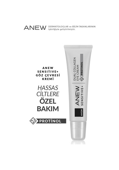 Anew Sensitive+ Dual Collagen Göz Kremi Ve Silikon  Pedi Paketi