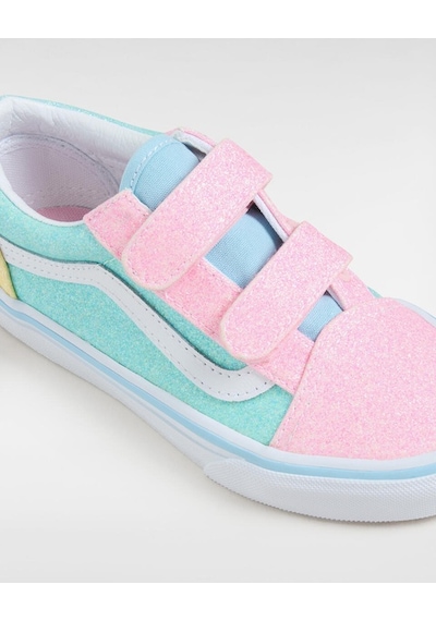 Vans Kız Çocuk Old Skool V Bantlı Spor Ayakkabı Karışık
