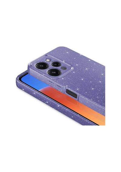 Xiaomi Redmi 12 Kılıf Kamera Korumalı Simli Lüks Zore Koton Kapak