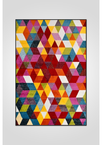 Colora Halı Koleksiyonu Yumuşak Renkli Kare Halı, Tozumaz, Modern Tasarım Ve Kolay Temizlik Multi 2
