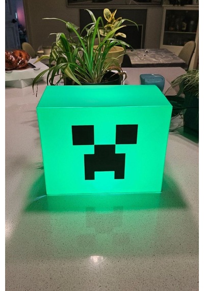 Creeper Tasarımlı Dekoratif Aydınlatma Çok Renkli