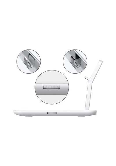 Ally 4 İn1 15w Kablosuz Hızlı Şarj Standı Apple iPhone Uyumlu+iwatch+airpods Pro Wireless- 5775 Siyah