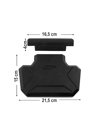 Gp Kompozit Universal 21X20Cm Alüminyum Çanta Pedi Siyah