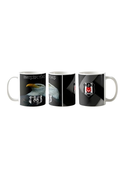 Beşiktaş Kupa Bardak Tek Adet K067 Çok Renkli