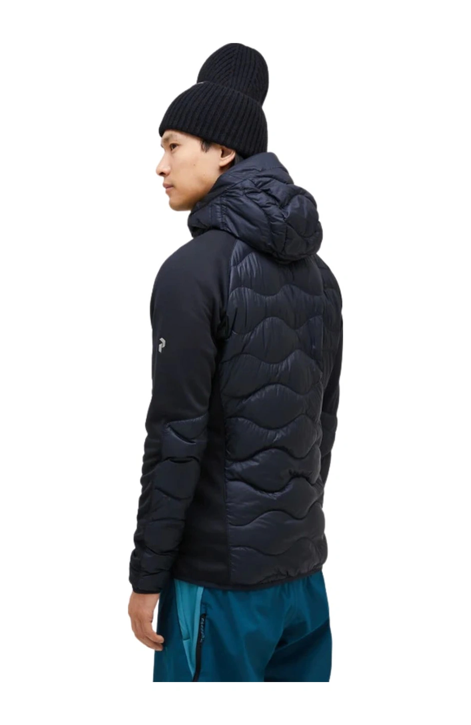 Peak Performance Helium Down Hybrid Hood Erkek Siyah Outdoor Ceketi 001 Siyah