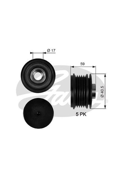 Gates Oap7107 Alternatör Kasnağı Clio II 01-