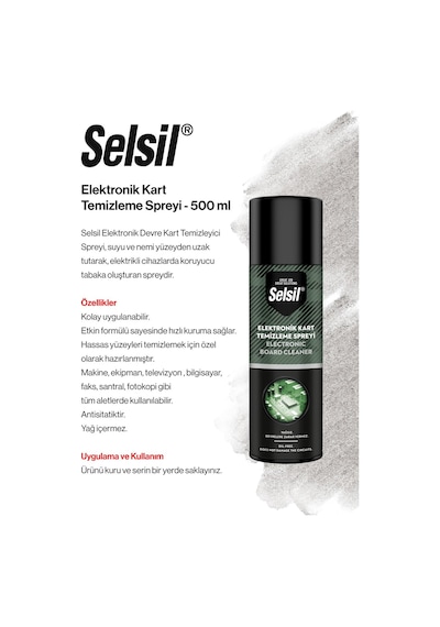 Selsil 500 Ml Elektronik Kart Temizleme 2 Adet Ve Rosıe