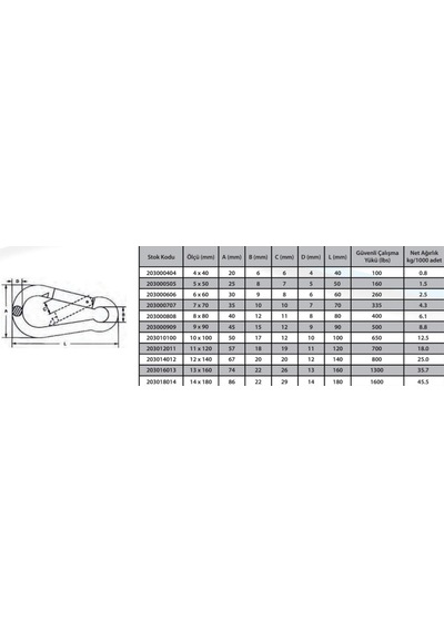 Ennalbur Karabina Yaylı 11 Mm 2 Adet -