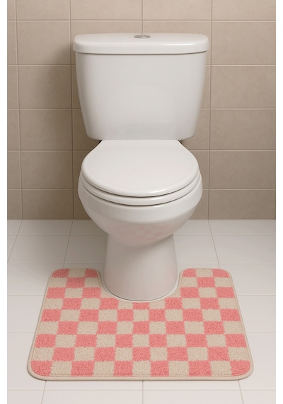Buççin Online Mağaza 60x50 Cm Yıkanabilir Kaymaz Taban Banyo Klozet Önü Tekli Paspas Shaggy Polyester Kalın 12 Mm + Pem Çok Renkli
