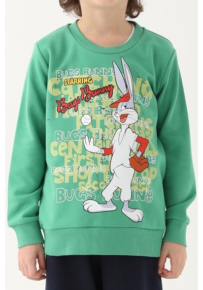 Looney Tunes Çam Yeşili Erkek Çocuk Eşofman Takımı