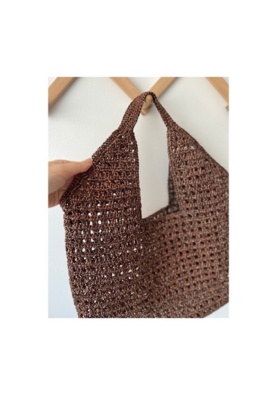 Bolca Emek Plaj Günlük Kadın Çanta Metalik İp Örme Metalik - 921756813 Metalik - 921756813 Metalik