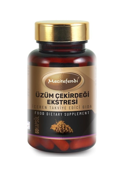 Mecitefendi Üzüm Çekirdeği Ekstraktı 60 Kapsül 545 Mg
