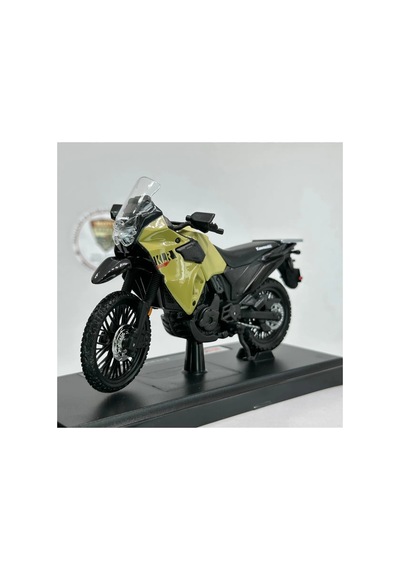 Kawasaki Klr 650 Maket Motor - 1:18 Maisto Diecast