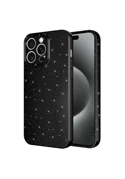 Apple Uyumlu iPhone 15 Pro Kılıf Kamera Korumalı Simli Lüks Zore Koton Kapak