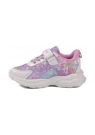Ayakmod Lila Fileli Cırtlı Kız Çocuk Spor Ayakkabı Ruffon P Lila
