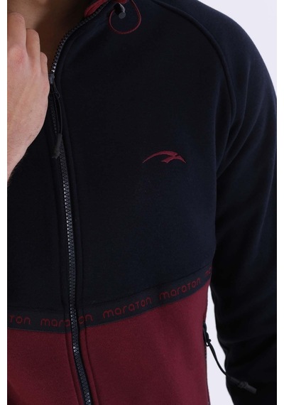 Maraton Sportswear Comfort Erkek Kapşonlu Uzun Kol Basic Lacivert Eşofman Takımı 20212-lacivert Lacivert
