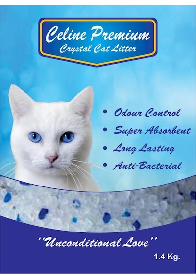 Celine Premium Kristal Kedi Kumu 1,4 Kg. x 2 Adet