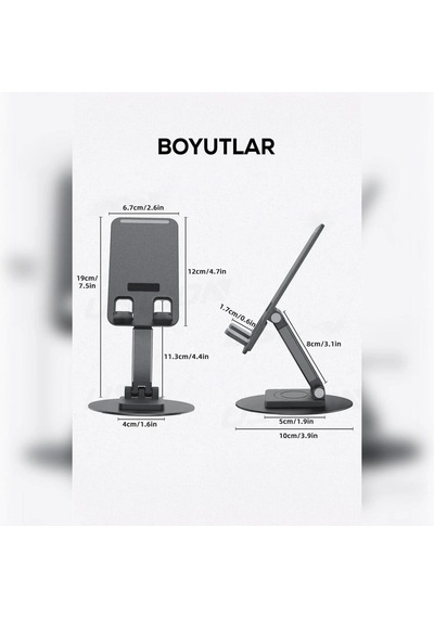 Kablo Geçirilebilir Telefon Tutucu