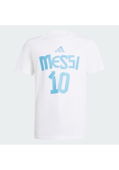 Adidas Messi Name And Number Graphic Çocuk Tişört C-adıjj1416c40a00 Beyaz