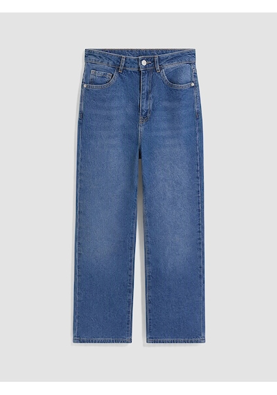 Lcw Comfort İndigo Straight Fit Kadın Jean Pantolon