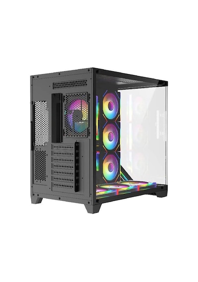 Fazeon F3 750w 80+ Bronze Tempered Glass 7x Argb Fanli Usb 3.0 Atx Bilgisayar Kasasi