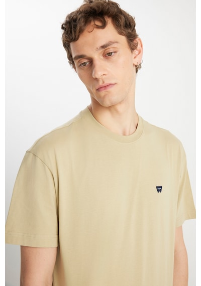 Wrangler Oversize Erkek T-shirt - Minimalist Günlük Stil Yeşil