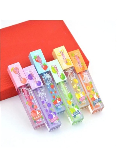 Mazhar 4 Lü Dudak Nemlendirici Ve Parlatıcı Meyveli Set Lip Gloss 001