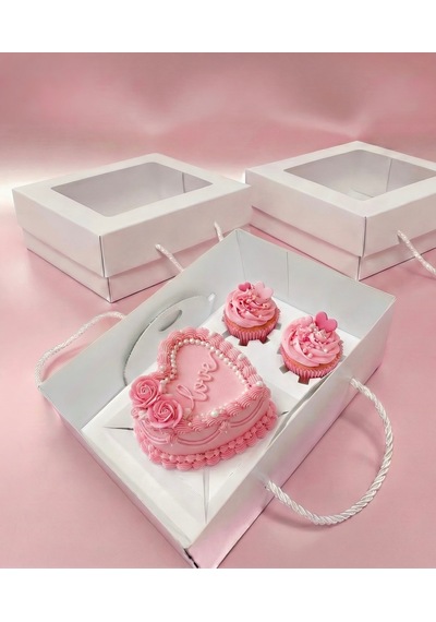 2+1 Bento&cupcake Kutusu 25x17x11