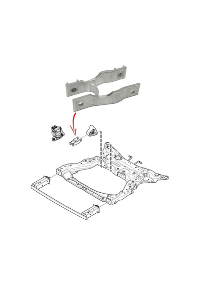 Volvo S60 S90 Xc90 Xc60 Sağ Alt Motor Kulağı Bağlantı Ayağı 32139982