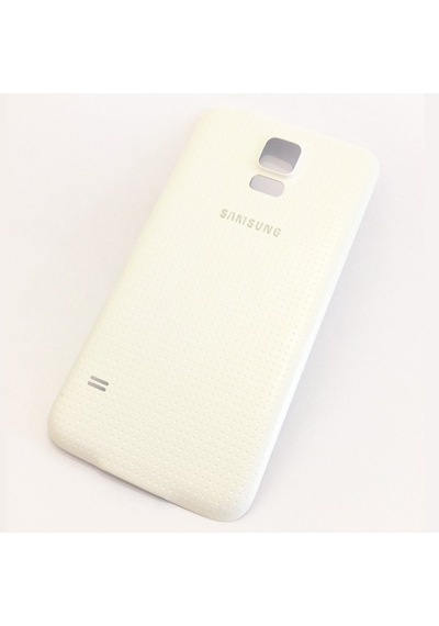 Samsung Uyumlu Galaxy S5 G900 Arka Batarya Kapak-Beyaz
