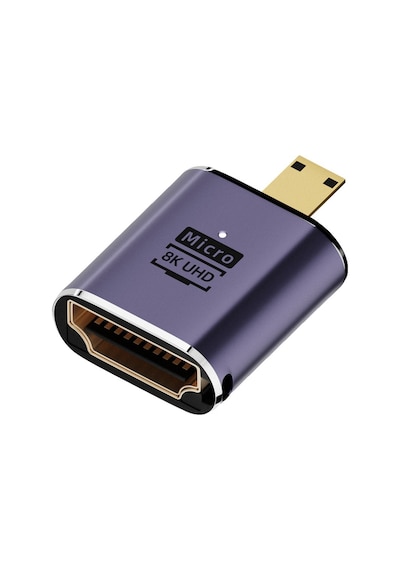 Lunatic 8062 Micro Hdmi Uhd 4k 8k Kablosuz Hdtv Dönüştürücü Mini Hdmı 8k Uzatma Adaptörü