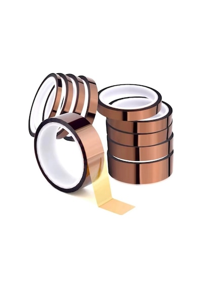 Kapton Bant 5mmx30m Yüksek Isıya Dayanıklı Yanmaz Bant