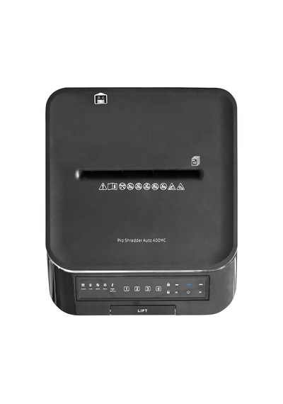 Hp Pro Shredder Auto 400mc Otomatik Beslemeli 400 Sayfa Evrak İmha Makinesi-p5-mikro Kesim-2x12mm-53lt