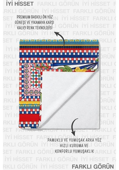 Limon Desenli Akdeniz Marin Plaj Havlusu - Sicilya Esintili Renkli Hızlı Kuruyan Mikrofiber Havlu Yumuşak Menekşe Limon Desenli Akdeniz Marin Plaj Havlusu - Sicilya Esintili Renkli Hızlı Kuruyan Mikrofiber Havlu Yumuşak Menekşe