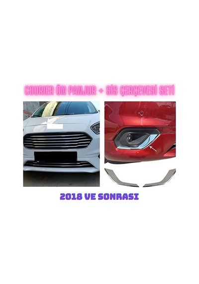 Courier Ön Panjur Ve Sis Çerçevesi Seti 2018 Ve Sonrası Paslanmaz