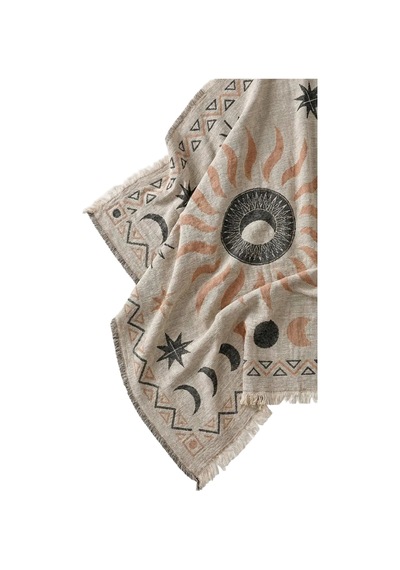 Grey-brown Sun Peştemal Çok Renkli