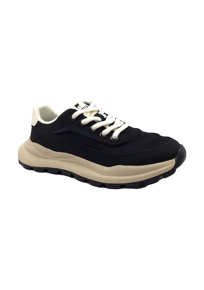 Gamelu 25ym Meks Siyah Bej Erkek Sneaker Spor Ayakkabı Siyah-bej