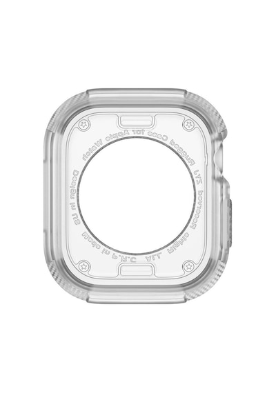 Ekılıf - Apple Uyumlu Watch 10 42mm - Kasa Koruyucu Silikon Tpu Watch Gard 17 - Siyah