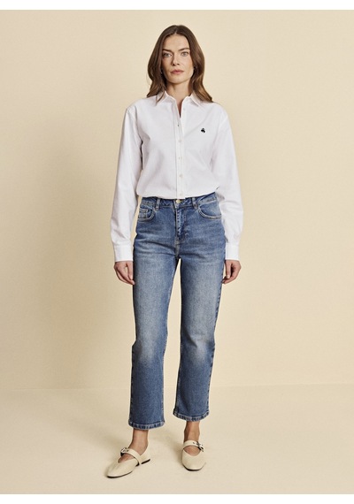 Brooks Brothers Mavi Kadın Denim Pantolon Bbfw26fdp006